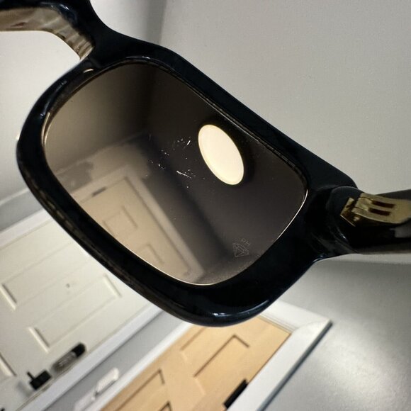DAVID BOWIE ETNIA BARCELONA Sunglasses ZIGGY STARDUST BLACK GOLD Scratched Lense main image 13